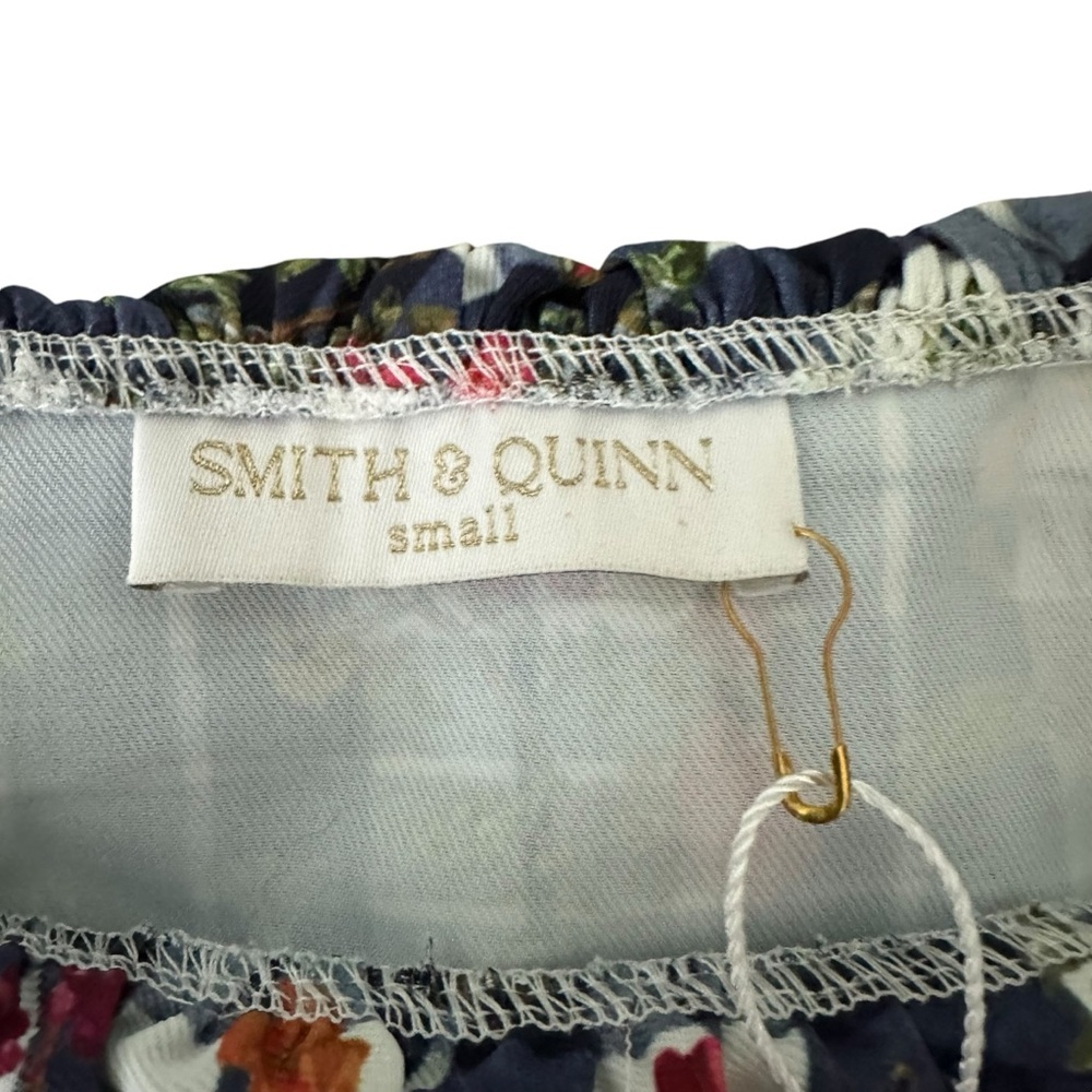 NWT Smith & Quinn Matilda Top in Garderner’s Blue Plaid Size S - Picture 3 of 13